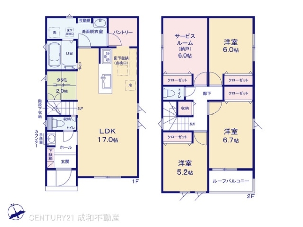 一宮市木曽川町黒田字奥屋敷の新築一戸建