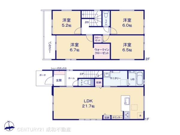北名古屋市鹿田天田の新築一戸建