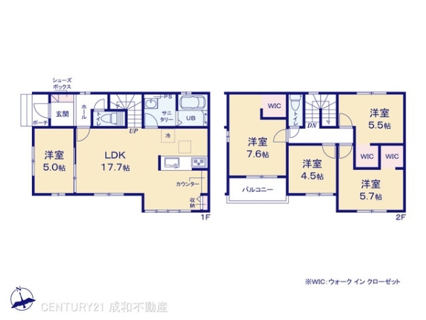 名古屋市中川区万場１丁目の新築一戸建