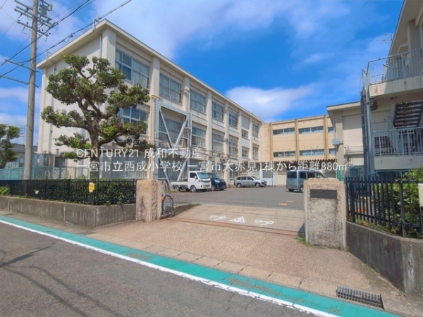 一宮市大赤見字栽松寺前の新築一戸建(一宮市立西成小学校)