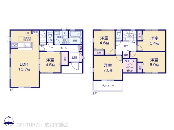 名古屋市守山区森孝２丁目の新築一戸建