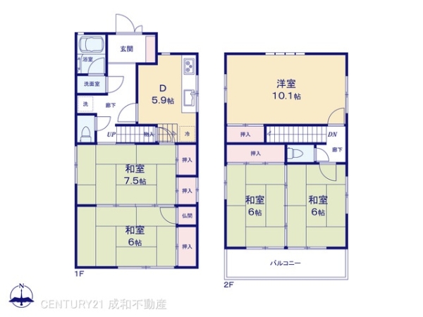 北名古屋市六ツ師道毛の中古一戸建て