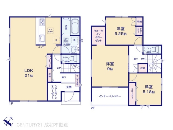 犬山市上野新町の新築一戸建