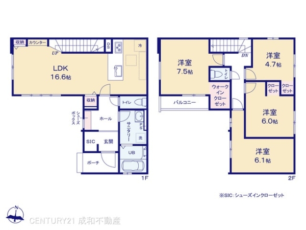 名古屋市天白区元八事４丁目の新築一戸建