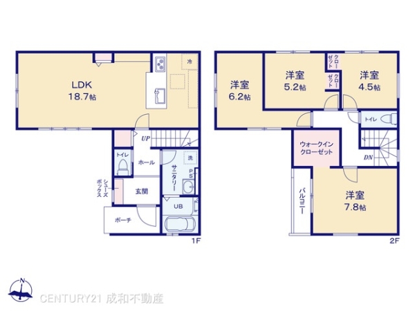 名古屋市天白区元八事４丁目の新築一戸建