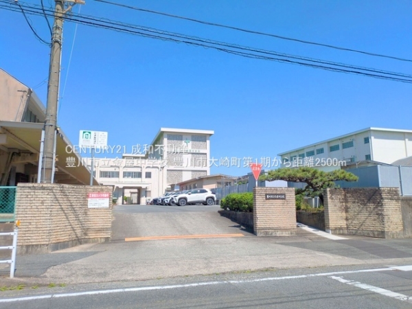 豊川市大崎町小林の新築一戸建(豊川市立金屋中学校)