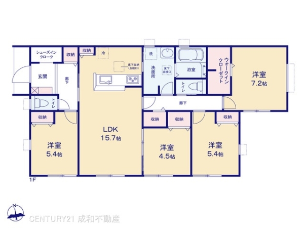 一宮市浅井町尾関字北屋敷の新築一戸建