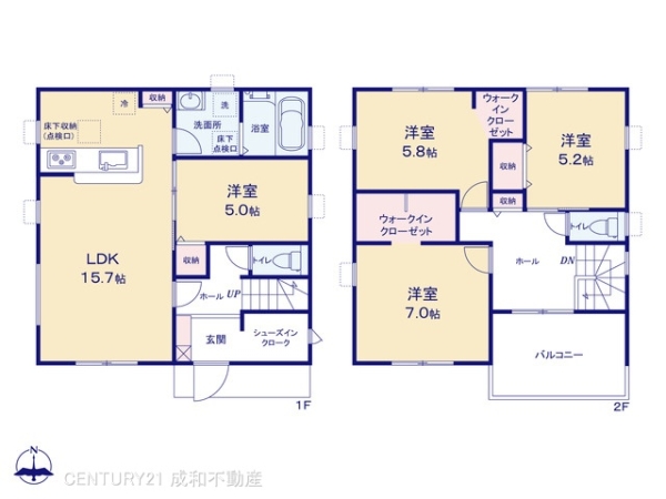 北名古屋市片場白山の新築一戸建