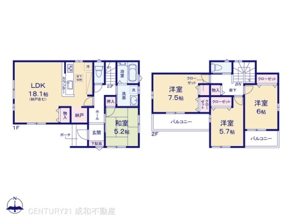 犬山市松本町３丁目の新築一戸建