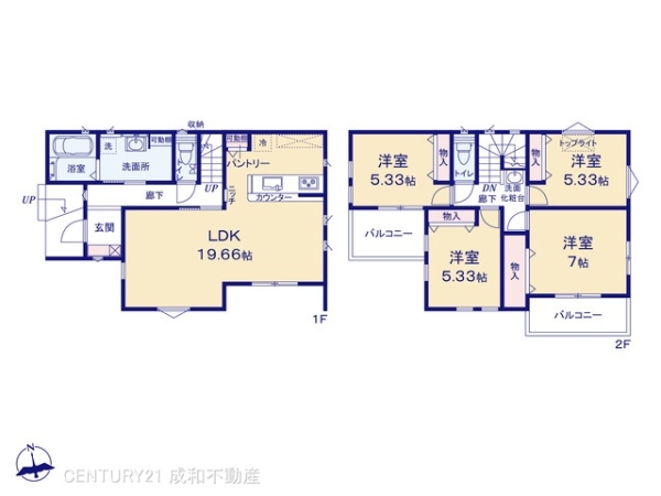 一宮市木曽川町外割田字西郷中の新築一戸建