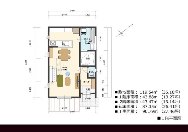 上尾緑丘5丁目　建築条件なし売地