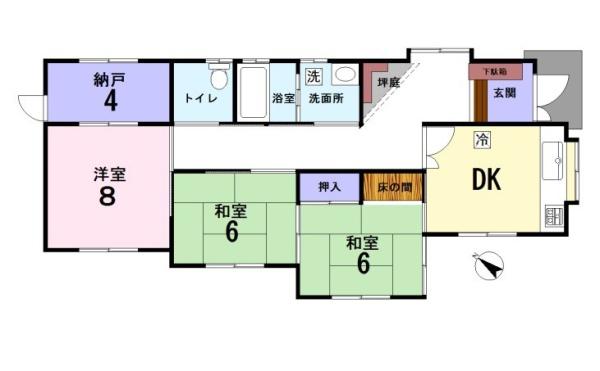 桶川泉2丁目　和風庭園×平屋　ガレージ付き