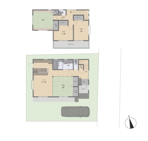 上尾市大字平塚の中古一戸建て