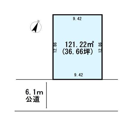 北本二ツ家　南道路×敷地36坪