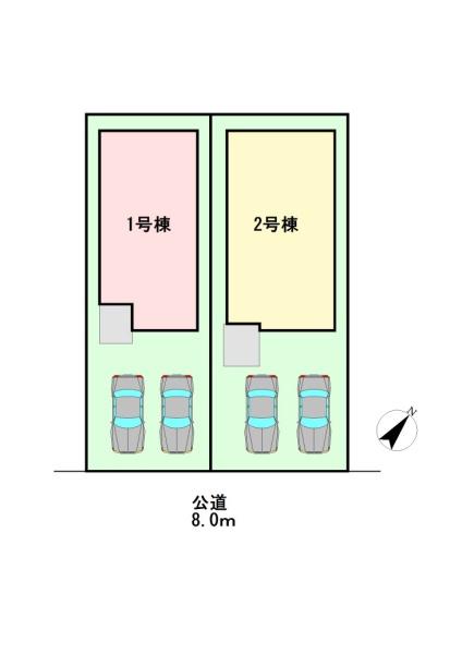 上尾市浅間台3丁目　新築戸建て～全2棟～1号棟