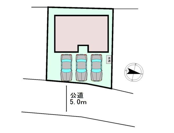 上尾南　築3年×敷地35坪×駐車3台