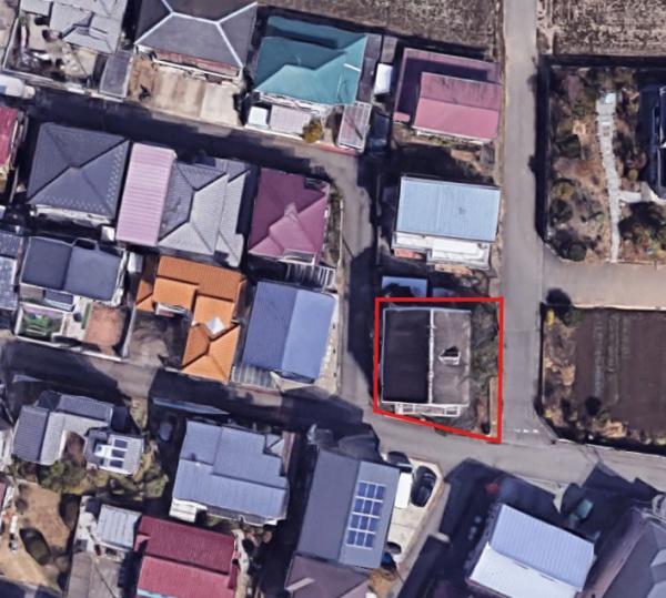桶川川田谷　三方向道路×角地　建築条件なし売地