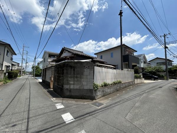 上尾藤波　建築条件なし売地×角地