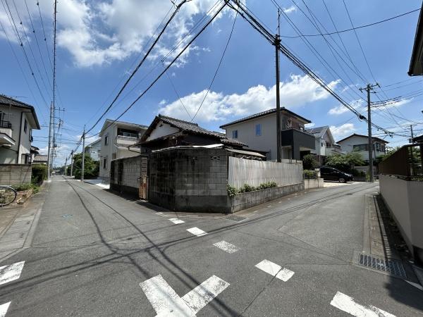 上尾藤波　建築条件なし売地×角地