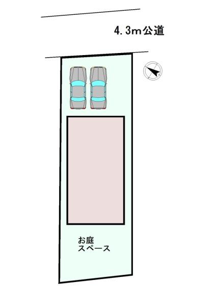 北本西高尾4丁目　築2年×庭付き