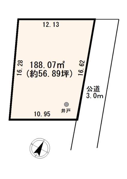 北本市石戸８丁目の土地