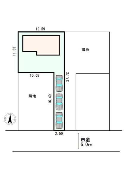 桶川下日出谷西　全居室南向き×駐車3台×庭付き