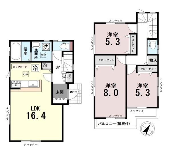 北本東間4丁目　中古戸建