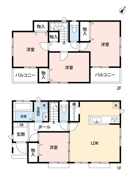 桶川市大字坂田の中古一戸建て
