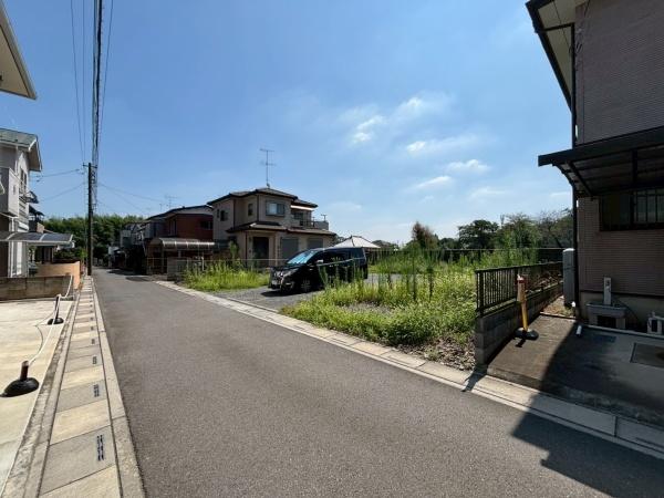 伊奈小針新宿　建築条件なし売地80坪×駅徒歩12分