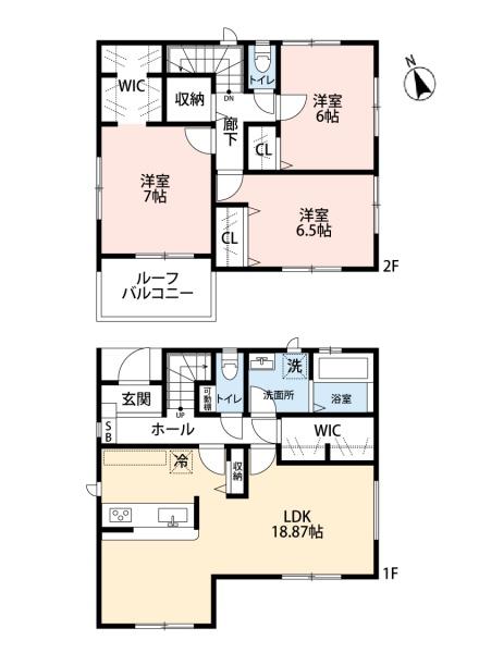鴻巣市ひばり野　中古戸建　築4年×角地