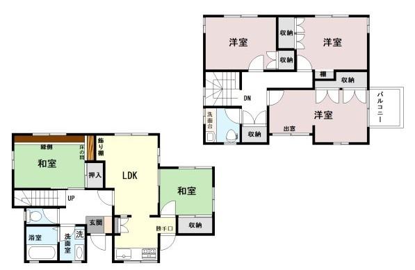 北本中丸2丁目　中古戸建　敷地50坪×軽量鉄骨造