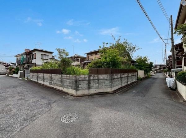 上尾平方　間口広々角地×敷地177坪