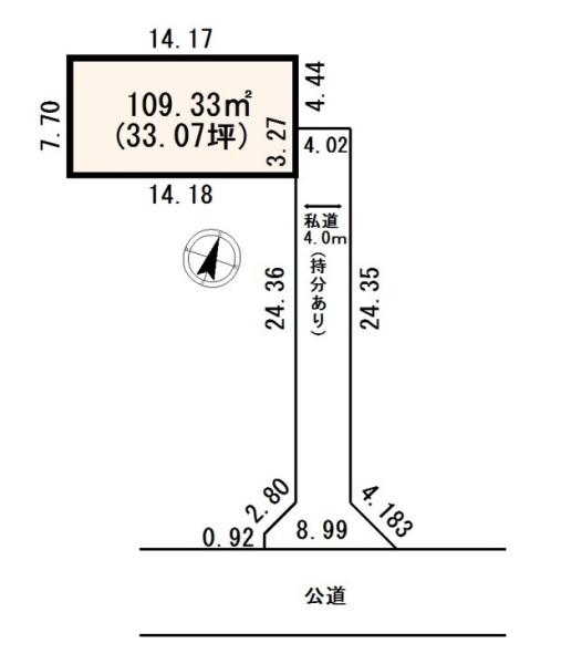 北足立郡伊奈町大字小室の土地