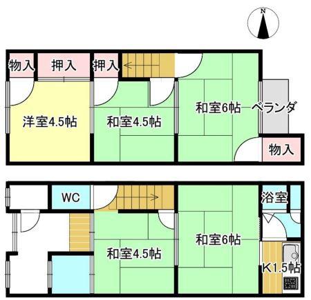 突抜町　中古戸建