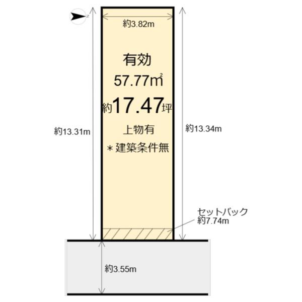 京都市中京区西ノ京伯楽町の売土地