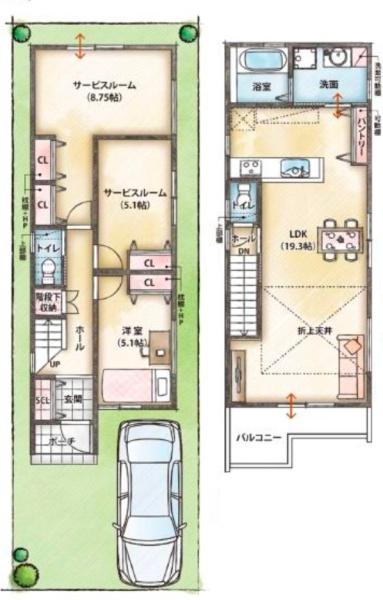 梅小路東中町　新築一戸建