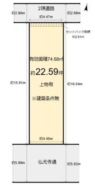壬生土居ノ内町　売土地