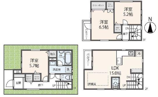 坊門町　新築戸建B号棟