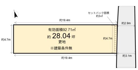 西ノ京中保町　売土地