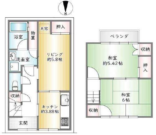 聚楽廻中町　中古戸建