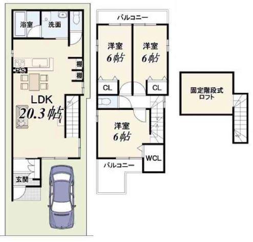 西ノ京西月光町　新築戸建