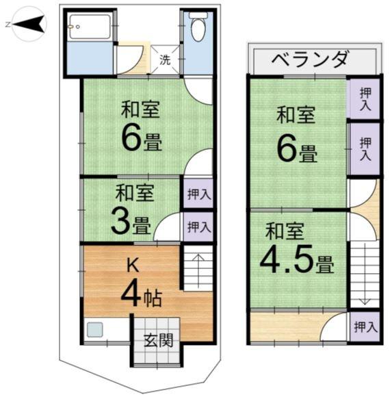 衣笠開キ町　中古戸建