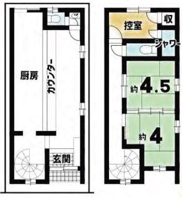 聚楽廻東町　店舗付中古住宅