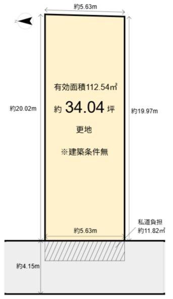 西七条北衣田町　売土地