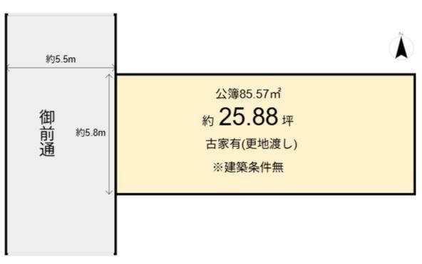 北町　売土地