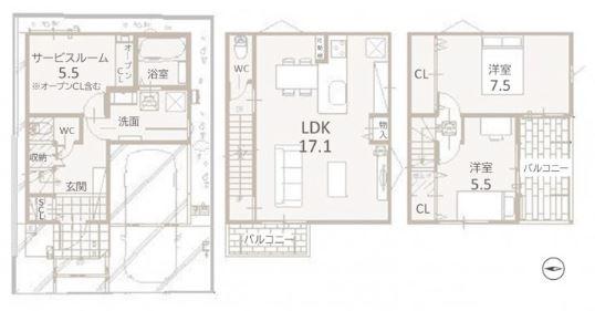 西ノ京車坂町　新築戸建　1号地