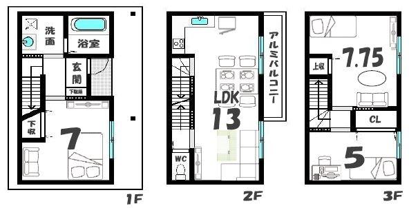 京都市中京区西ノ京南円町の土地