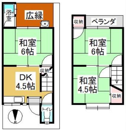 上京区北町　中古一戸建て