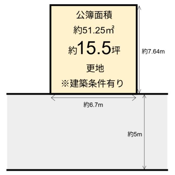 中京区壬生松原　建築条件付き売土地