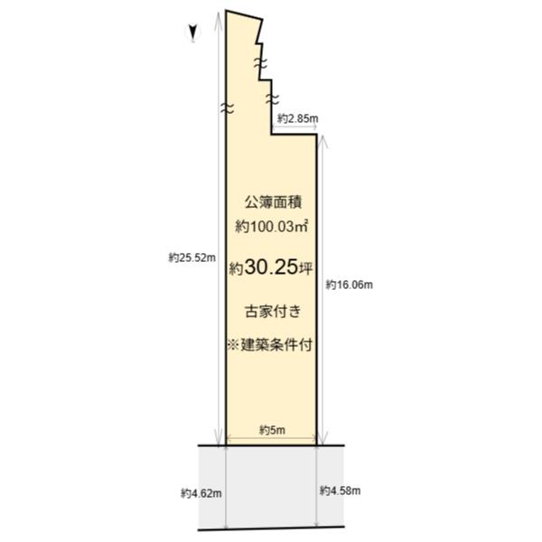 上京区西柳町　建築条件付売土地
